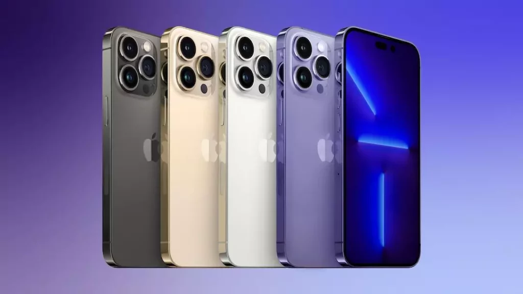 ألوان هواتف أبل آيفون 14